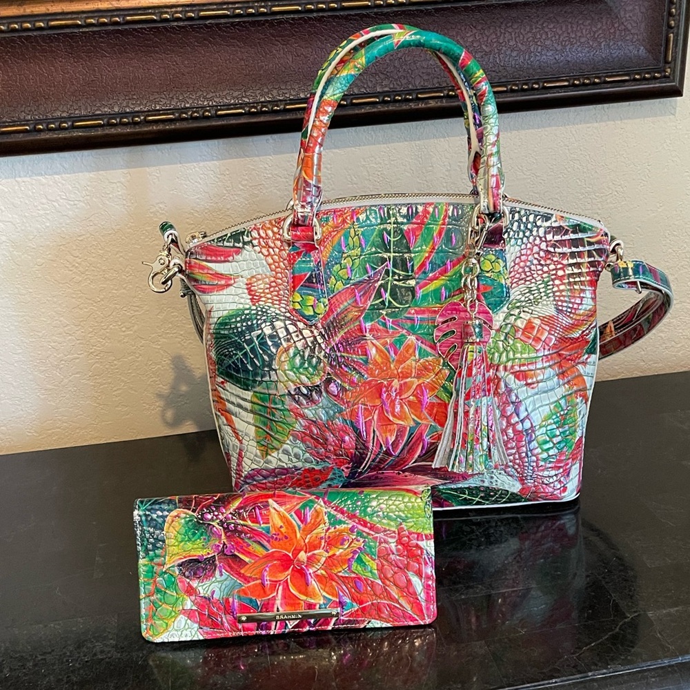 Brahmin Utopia Medium Duxbury + Ady Wallet Set
